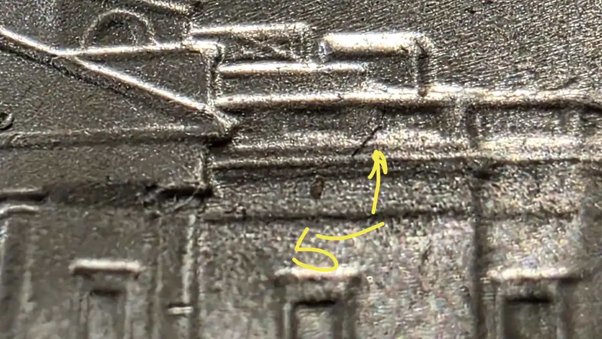 2026-P-Jefferson-Nickel-Possible-Die-Chips,-Die-Cracks-And-Other-Anomalies